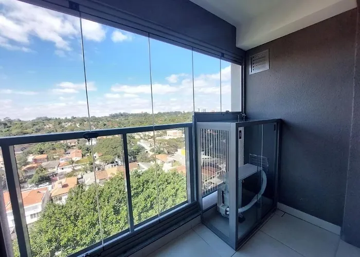 Studio No Alto Da Boa Vista Com Vista Panoramica.